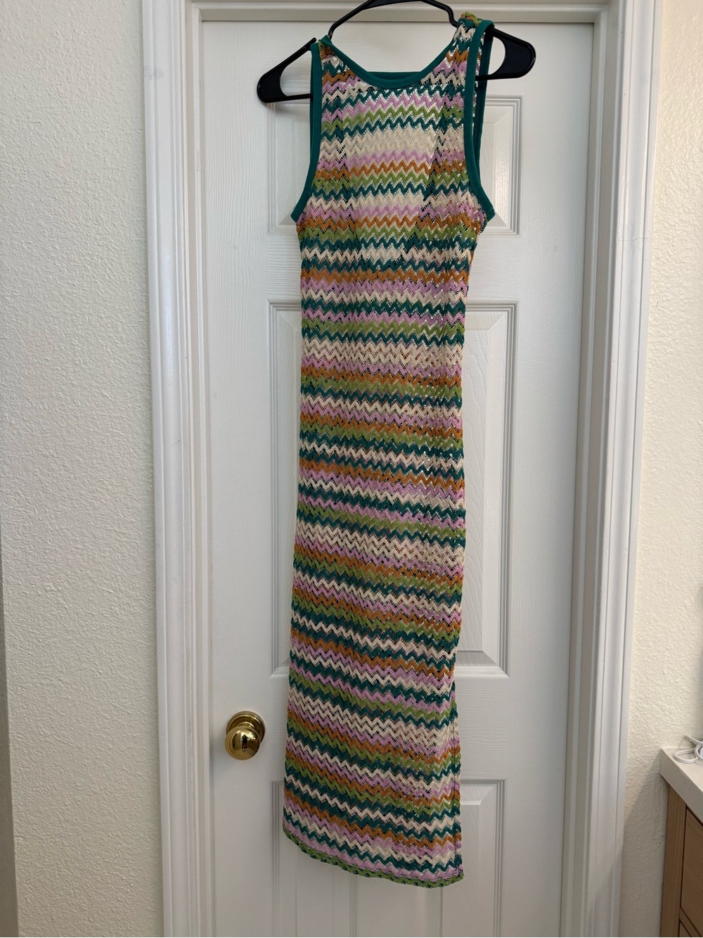 Missoni Inspired Multi-Color Beach Coverup